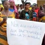Shabunda : les femmes ont manifesté contre l’insécurité à Kalole
